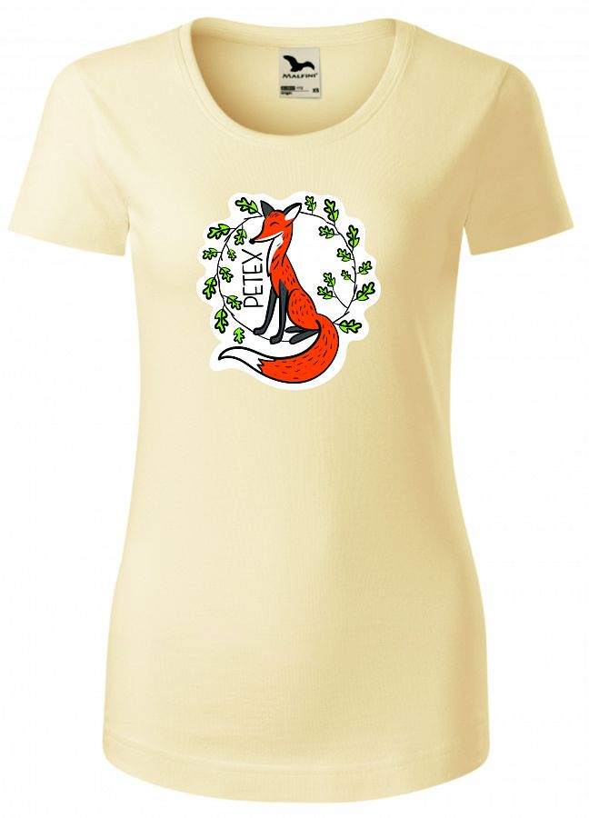 Dámské myslivecké tričko s lištičkou PXT CREATIVE 172 mandlová vel. M  - Obrázek (1)